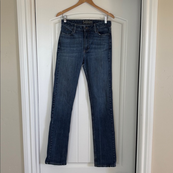 Kimes Ranch Sarah High Rise Straight Leg Blue Mid Wash Denim Jeans Women’s 8/36 - Picture 3 of 16